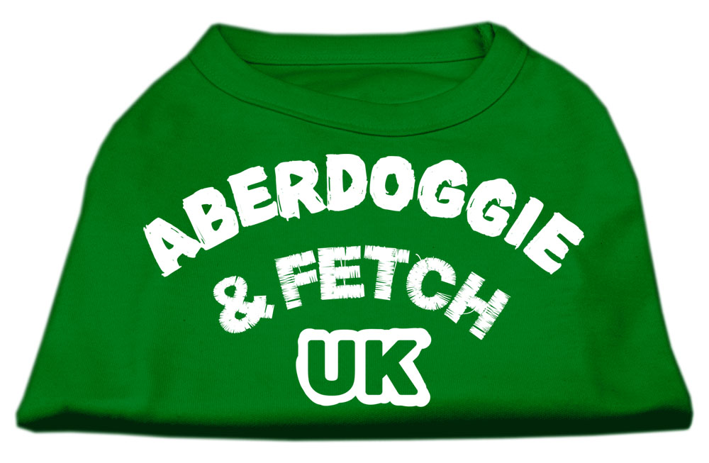Aberdoggie UK Screenprint Shirts Emerald Green Lg